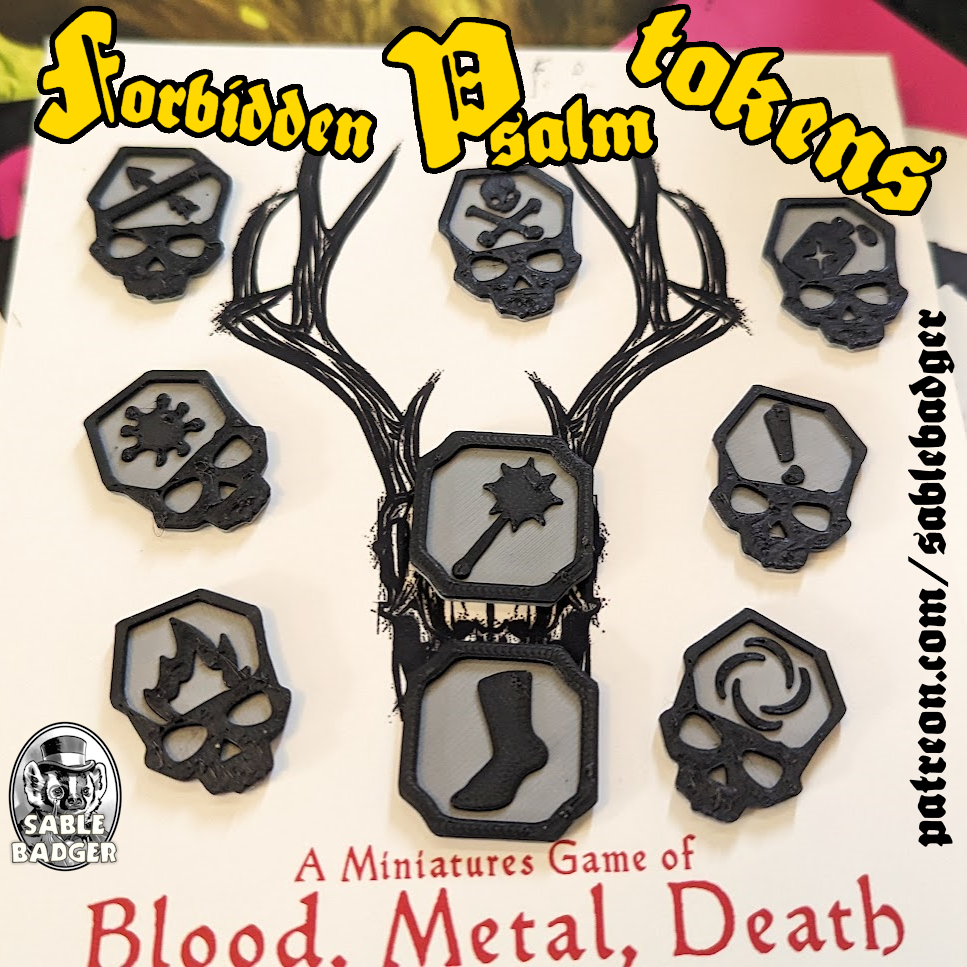 Forbidden Psalm - Game Tokens